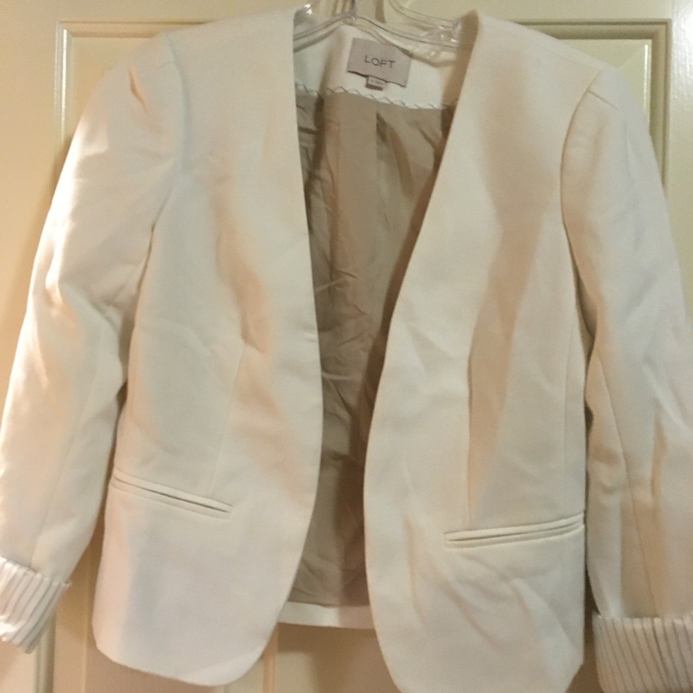 Loft open jacket size 4